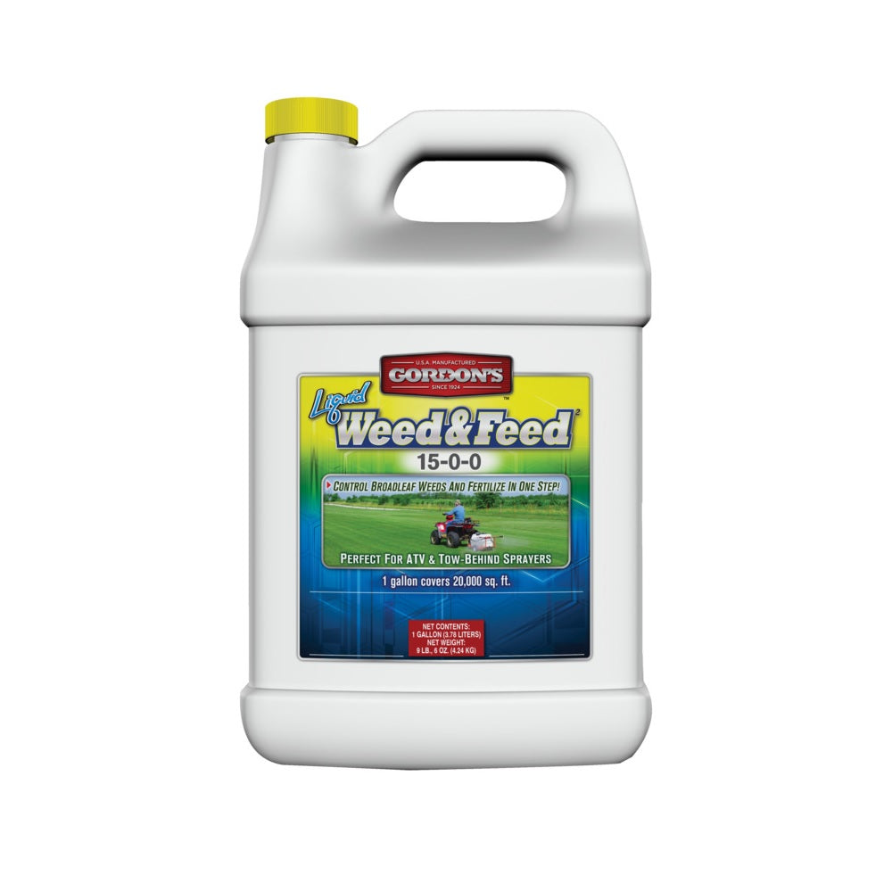 Gordon's 7311072 Weed and Feed Fertilizer, 1 Gallon