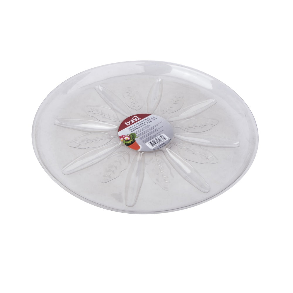 Bond CVS016HD Plastic Plant Saucer, 16", Clear