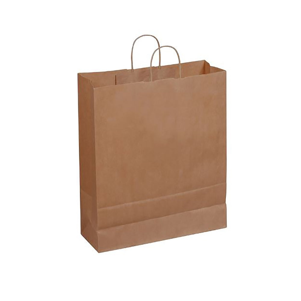 Duro 87130 Shopping Bag with Handles, Brown, 200 pk