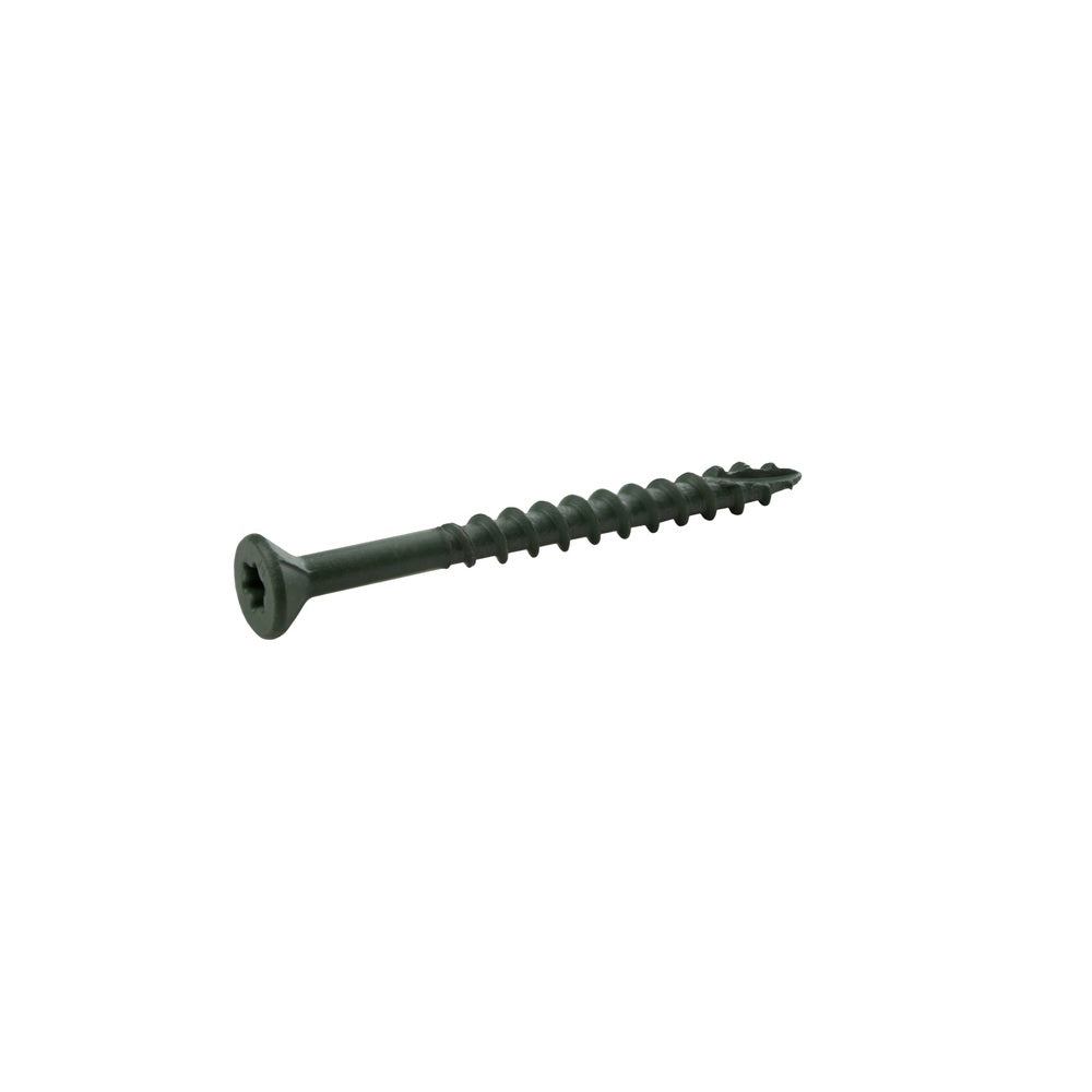 Grip-Rite P2ST5 Bugle Head Exterior Deck Screws, Green, 5 lb.