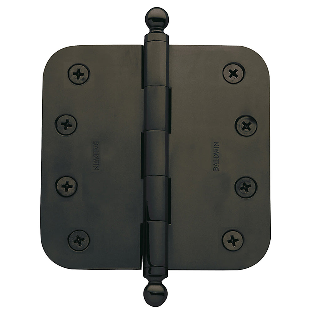 Baldwin 1135102I Radius Mortise Hinge, Oil Rubbed Bronze