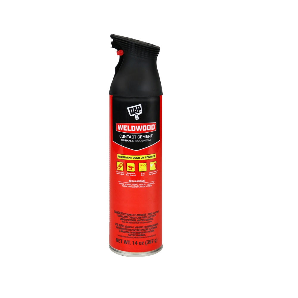 DAP 7079800120 Contact Cement Spray Adhesive, Clear, 14 oz.