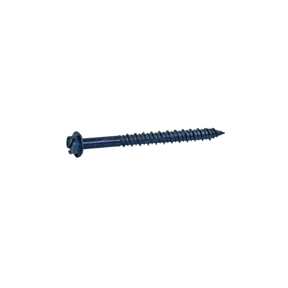 Grip-Rite HC32341C Hex Washer Head Concrete Screws, 2-3/4", Steel