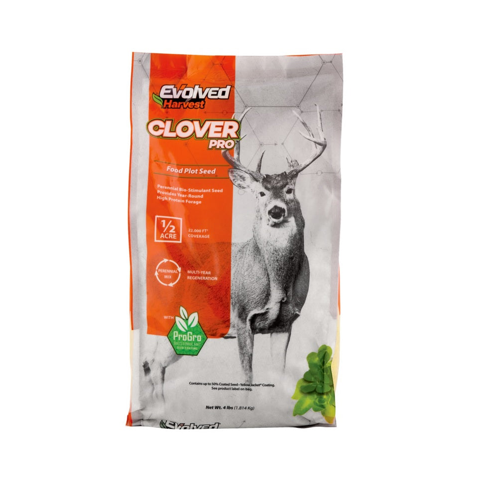 Evolved Clover Pro EVO81001 Food Plot Seed, 4 lb