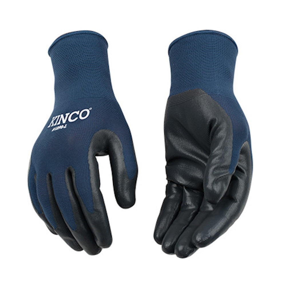 Kinco 1890-3PK-L Men's Indoor And Outdoor Gloves, Navy Blue, Large