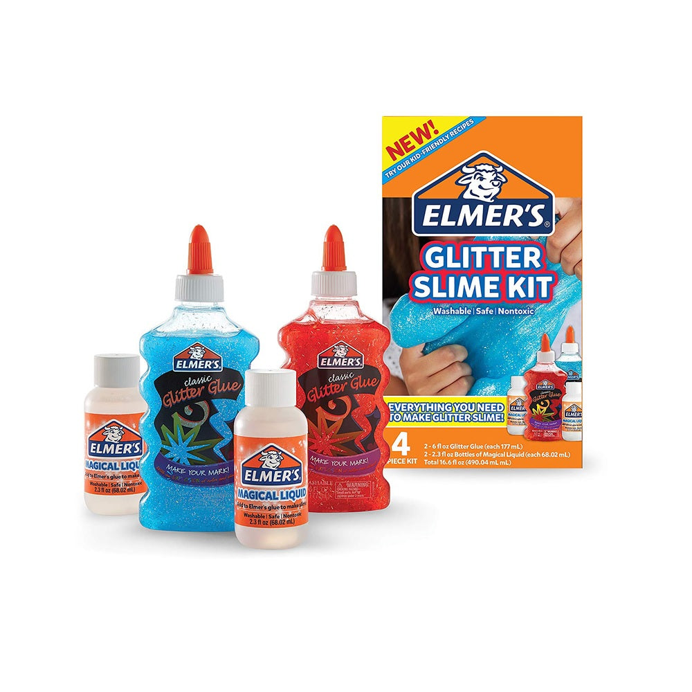 Elmer's 2062240 Low Strength Glitter Glue, 4 pc.