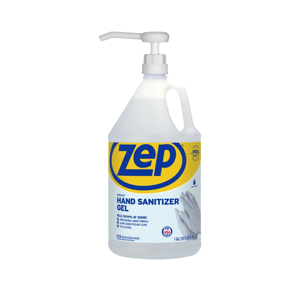 Zep ZUIHSG128P Instant Hand Sanitizer, Clear, 1 Gallon