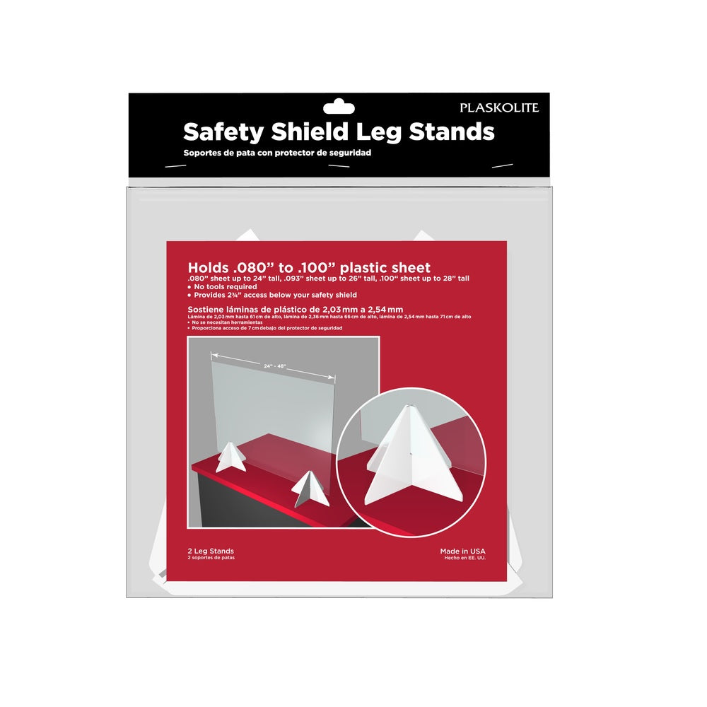 Plaskolite FG14749A Safety Shield Leg Stands