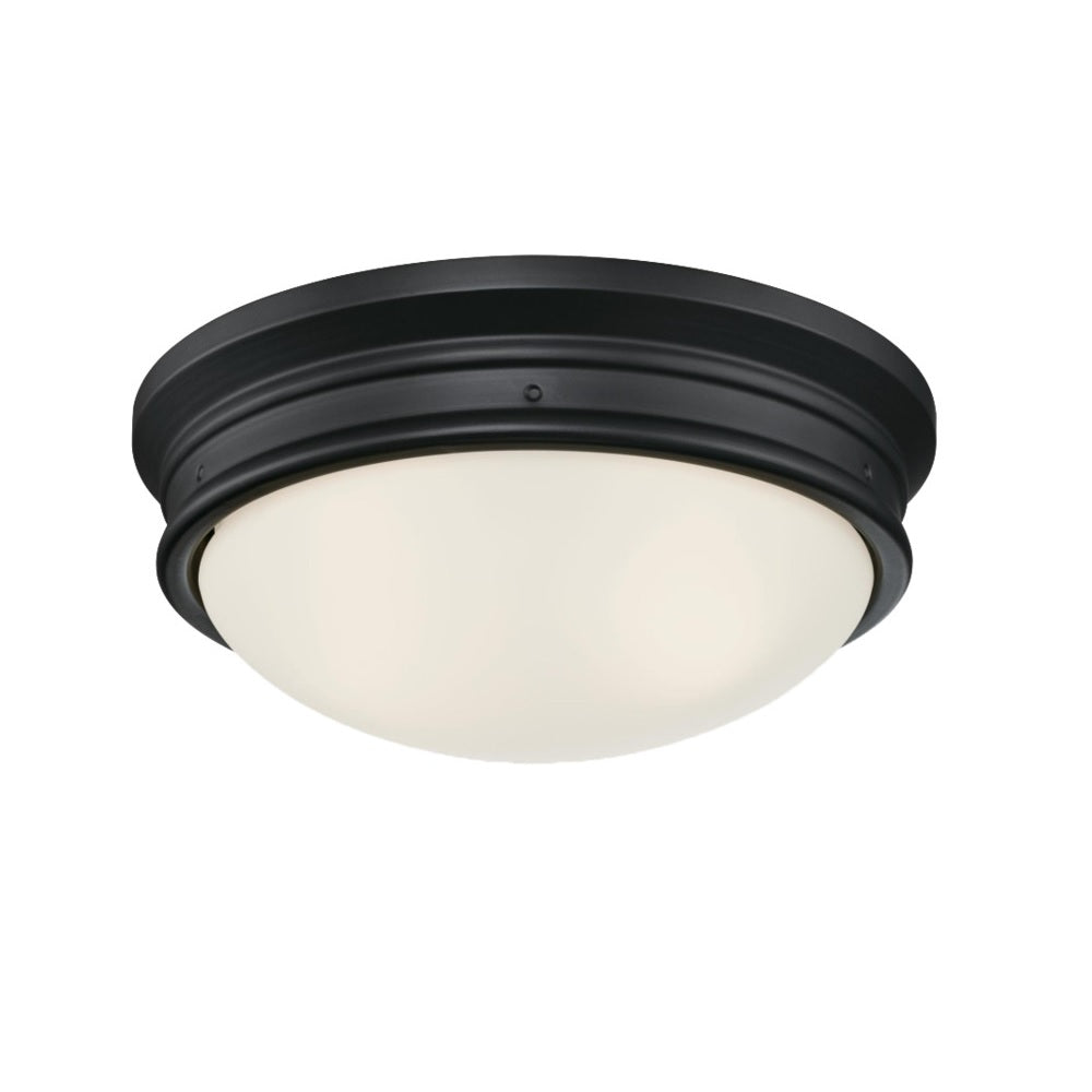 Westinghouse 63241 Flush Mount Ceiling Fixture, 120 VAC, 2-Lamp