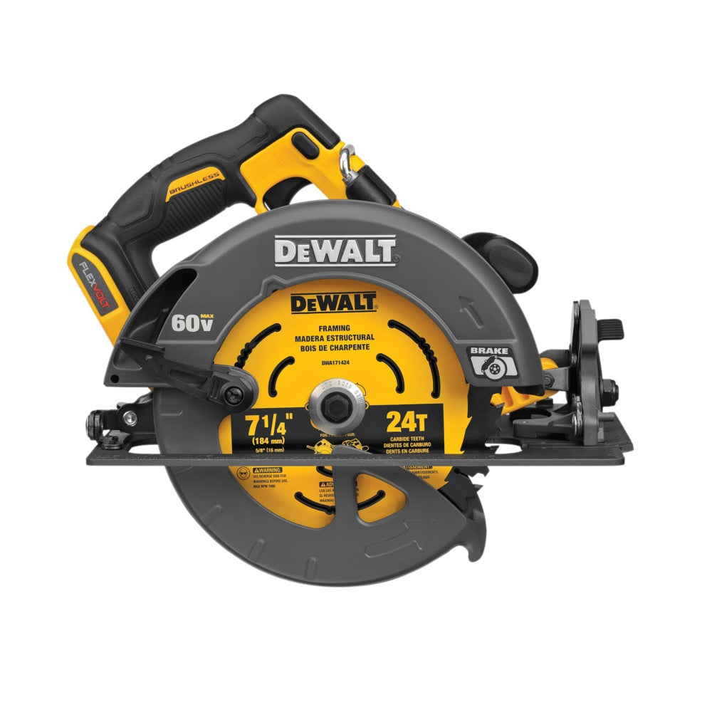 DeWalt DCS578B Brushless Circular Saw with Brake, 7-1/4", 60 Volts