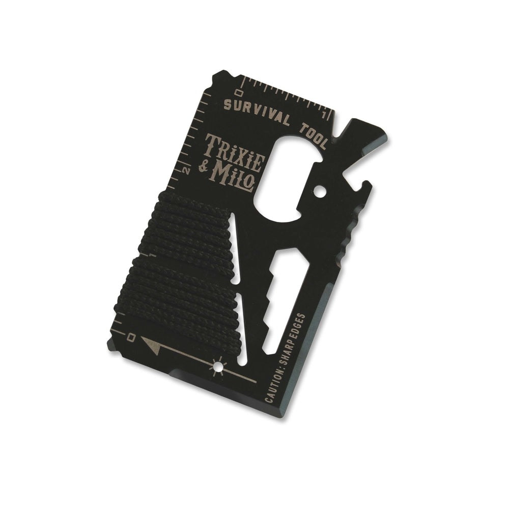 Trixie and Milo TOOL-SURVL Wallet Multi-Tool, Black