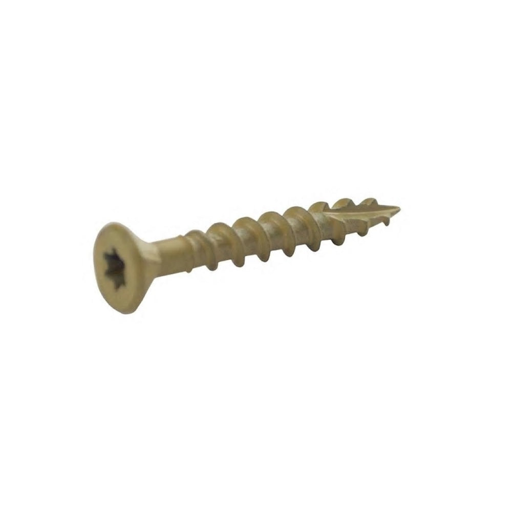 Grip-Rite P114STTBK Star Bugle Head Exterior Deck Screws, Stainless Steel