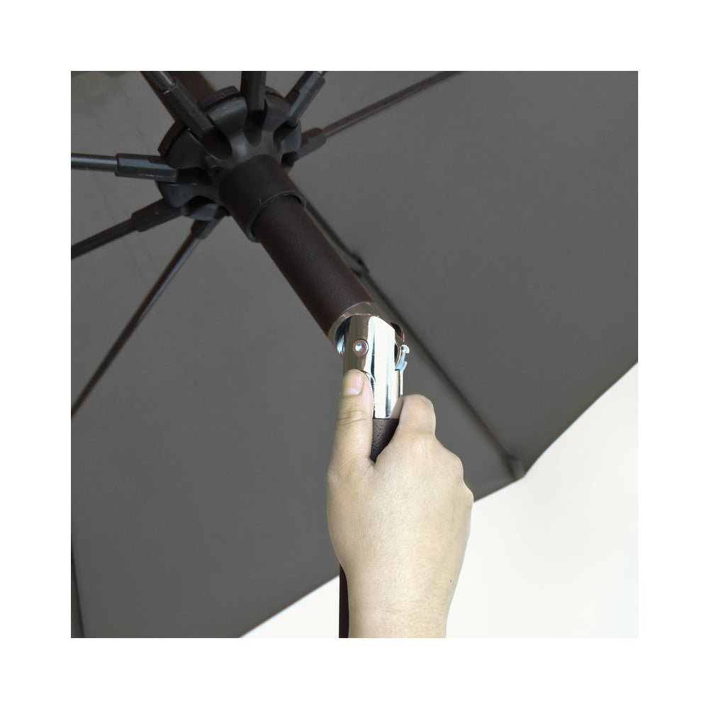 Astella 194061262245 Tiltable Market Umbrella, 7', Hunter Green