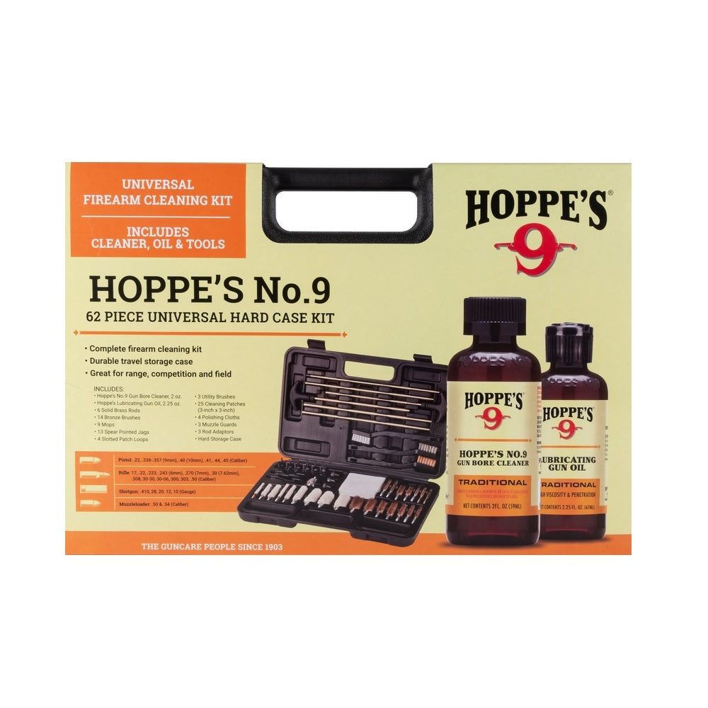 Hoppe's No. 9 62108 Gun Cleaning Kit, 62 PC