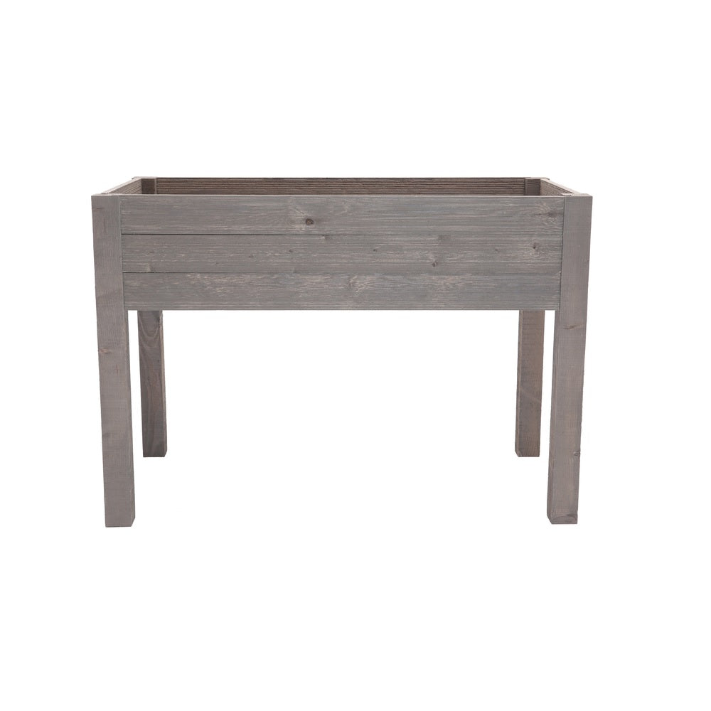 Outdoor Essentials 390453 Wood Elevated Garden Box, 45.5" X 24", Gray