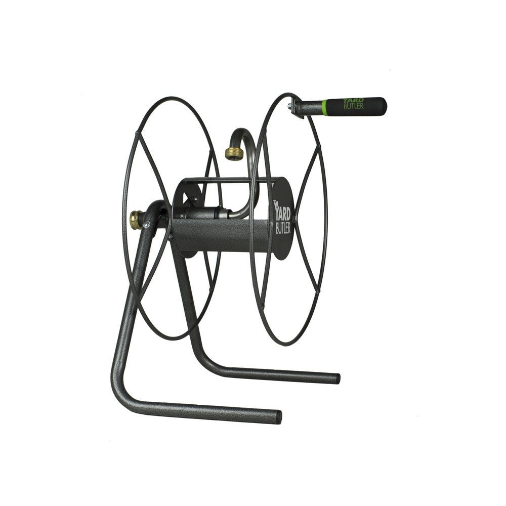 Yard Butler HR-100S Free Standing Hose Reel, Black, 100 Ft