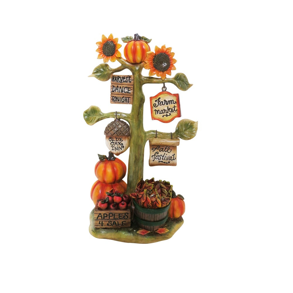 Alpine AJY165AHH Halloween Harvest Statuary Fall Decoration, 10-1/2"