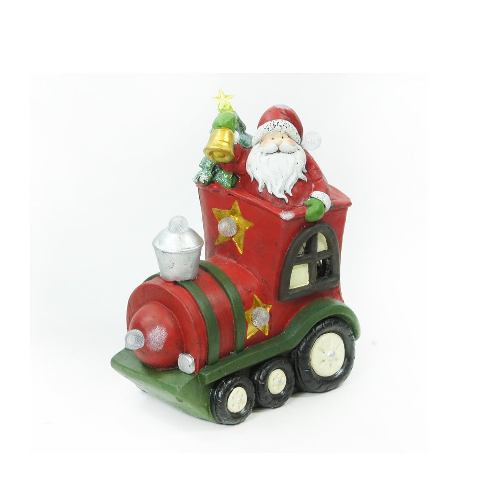 Alpine AJY350 Christmas Santa on Train With LED Light