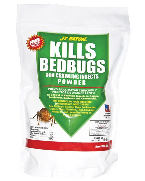 JT Eaton 203-4BG Bedbug And Crawling Insect Powder, 4 Lb