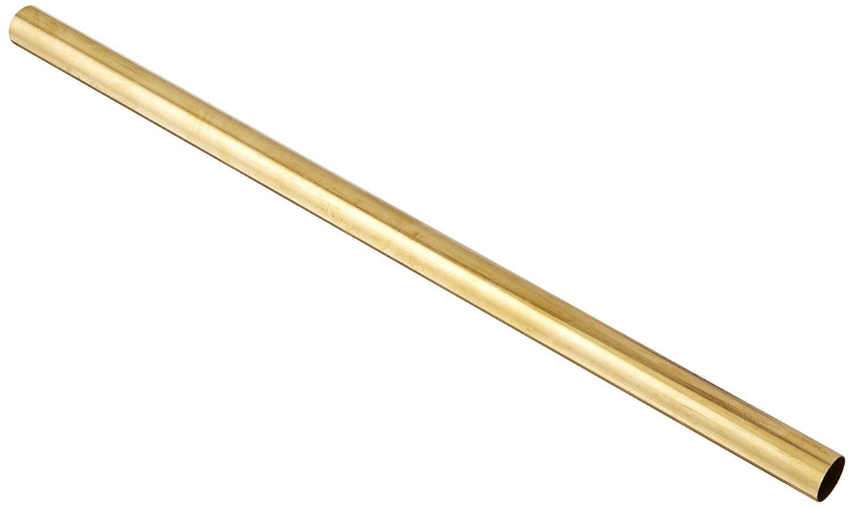 K&S 8141 Brass Round Tube, Brass, 12"