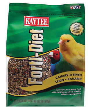 kaytee 100509746 Forti Diet Canary/Finch Food, 2 Lbs