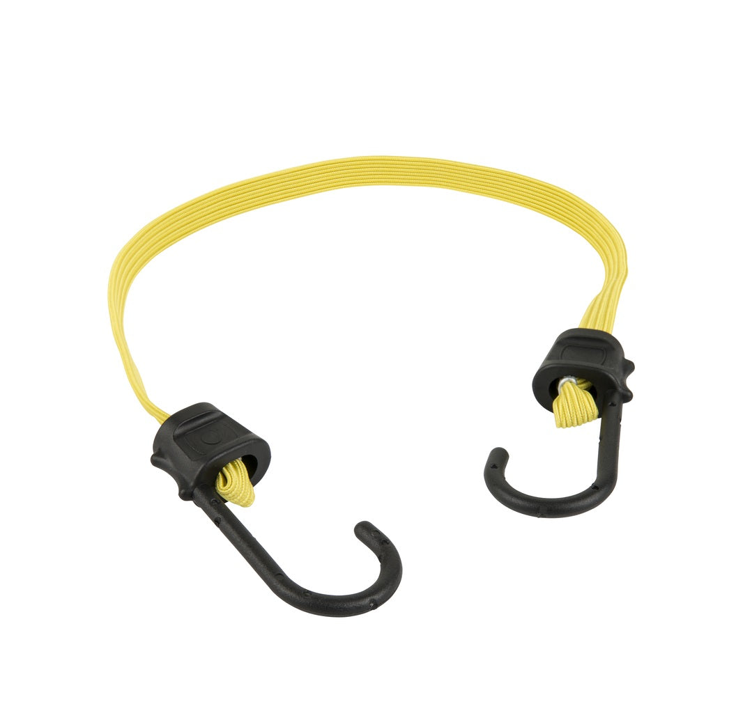 Keeper A06121Z Flat Bungee Cord, Yellow, 24"