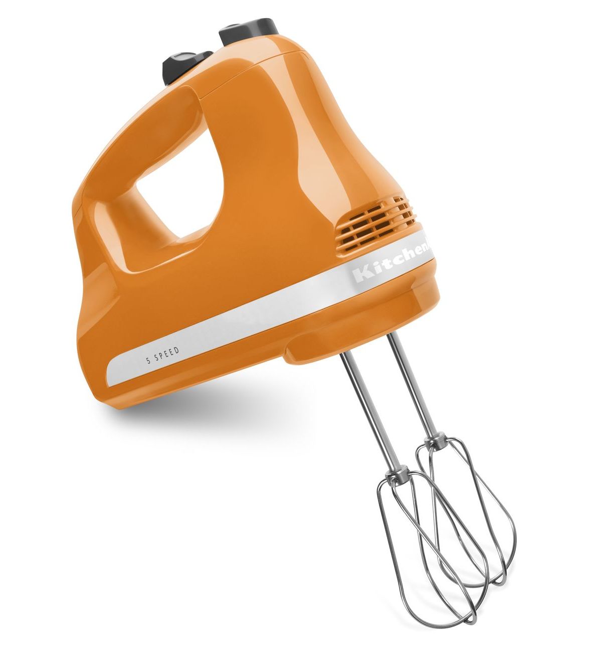 KitchenAid KHM512 Ultra Power Hand Mixer, 5-Speed, Tangerine