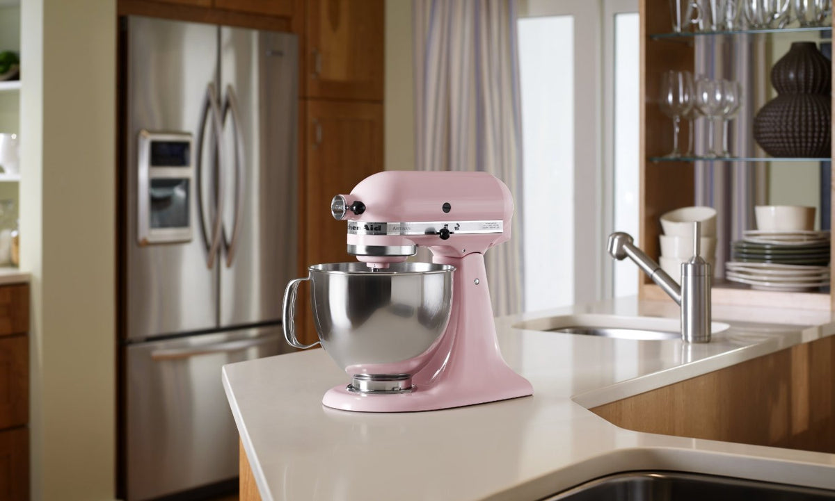 KitchenAid KSM150PSPK Artisan Series Tilt-Head Stand Mixer, 5-Qt., Pink