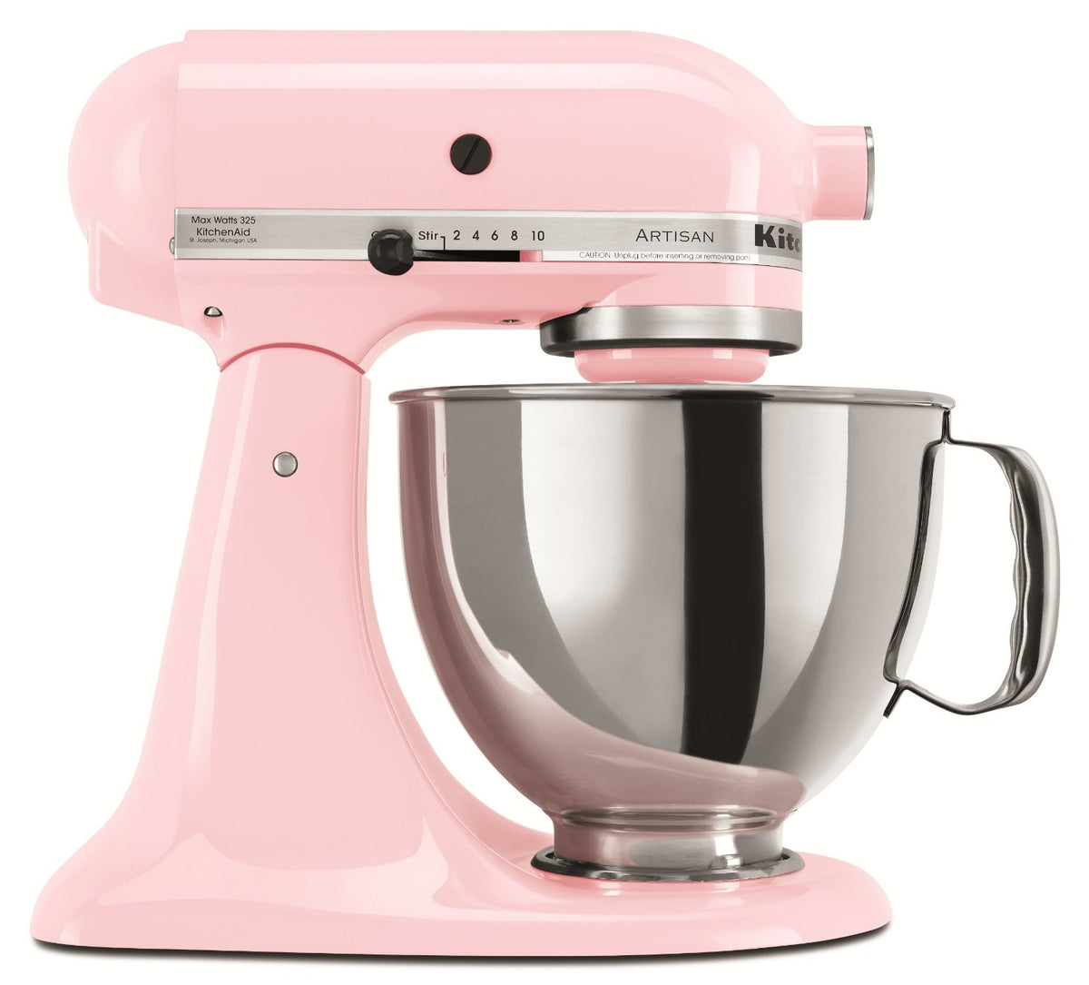 KitchenAid KSM150PSPK Artisan Series Tilt-Head Stand Mixer, 5-Qt., Pink