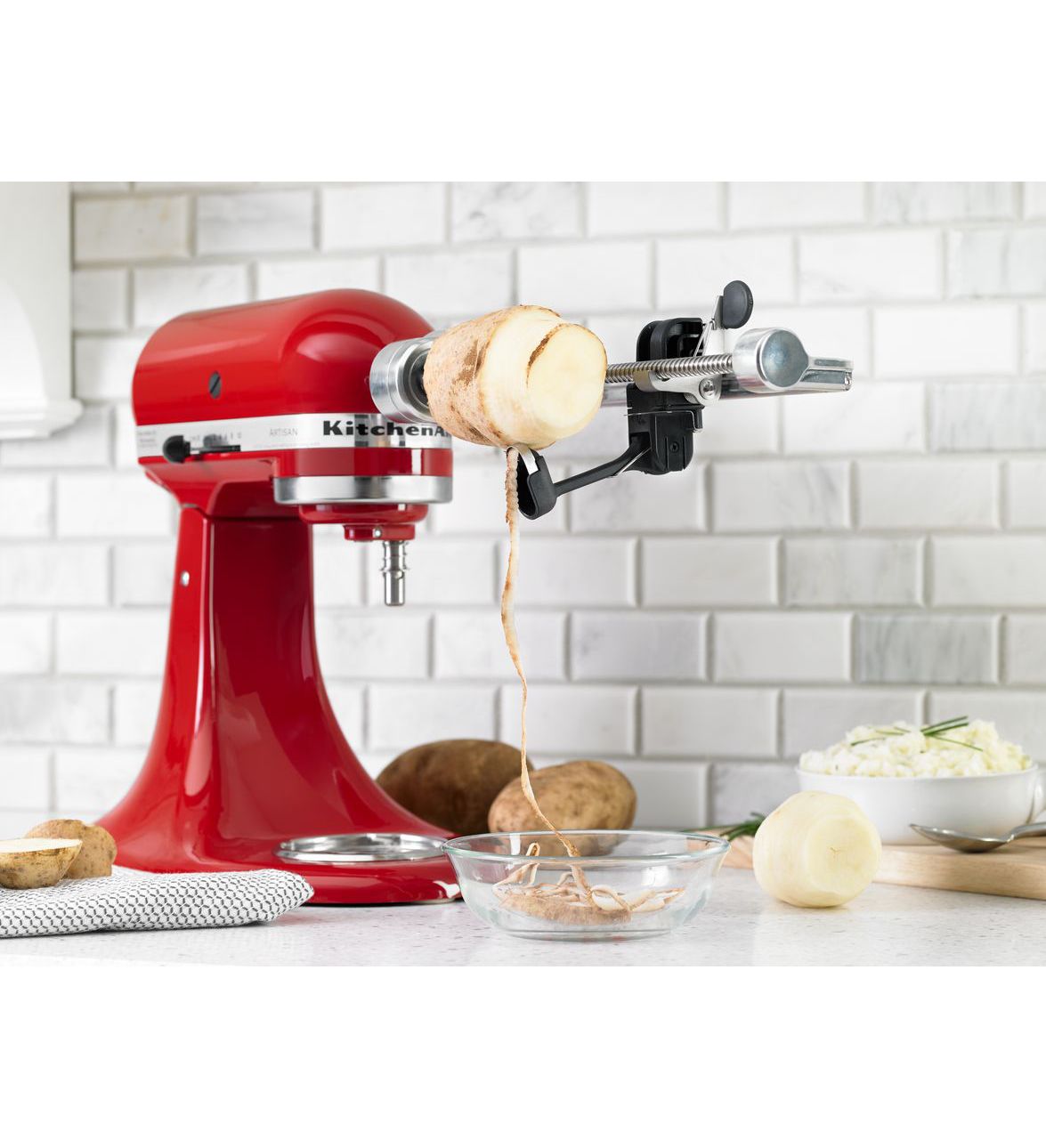 KitchenAid KSM1APC Spiralizer Attachment with Peel, Core & Slice