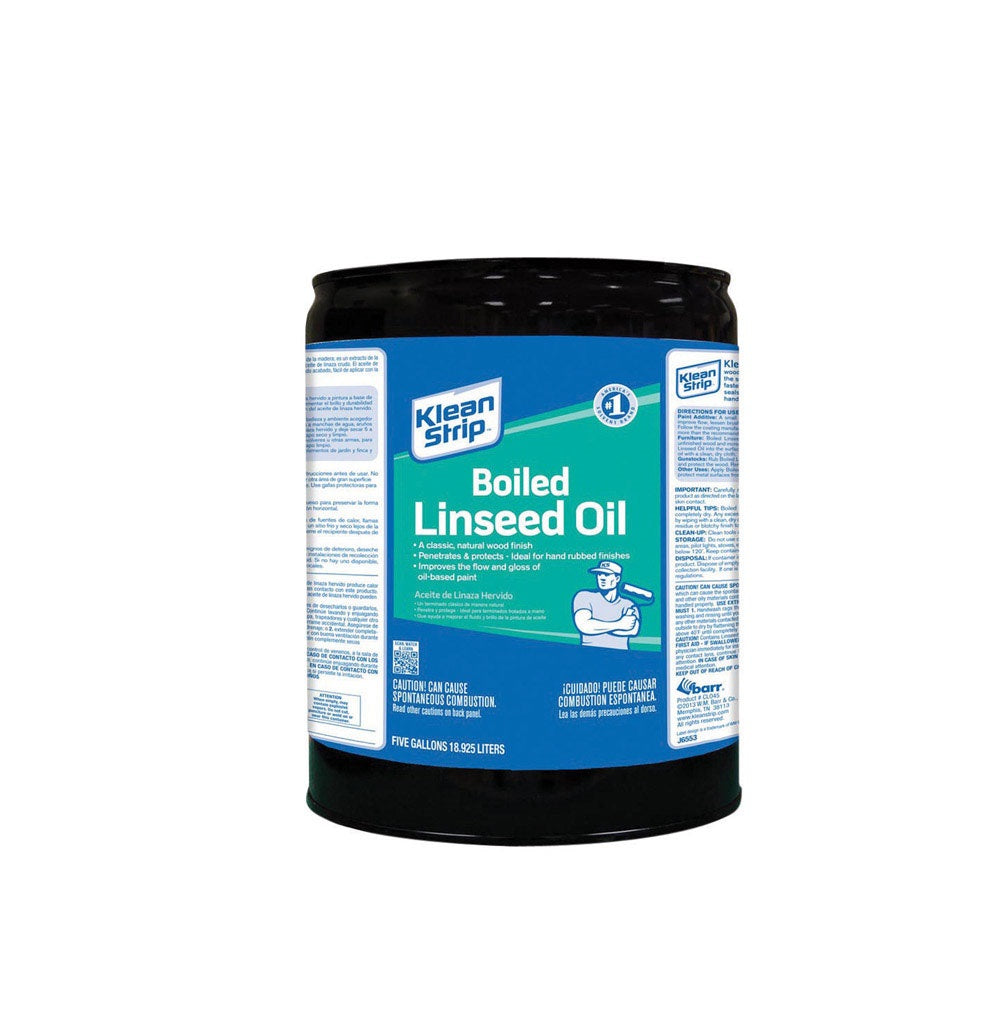 Klean Strip CLO45 Boiled Linseed Oil, 5 Gallon