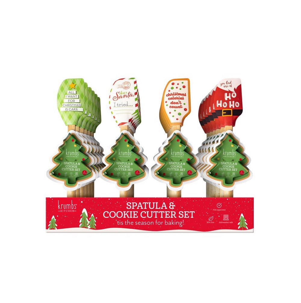 Krumbs Kitchen XKKSET24 Christmas Cookie Cutter Set, Paper