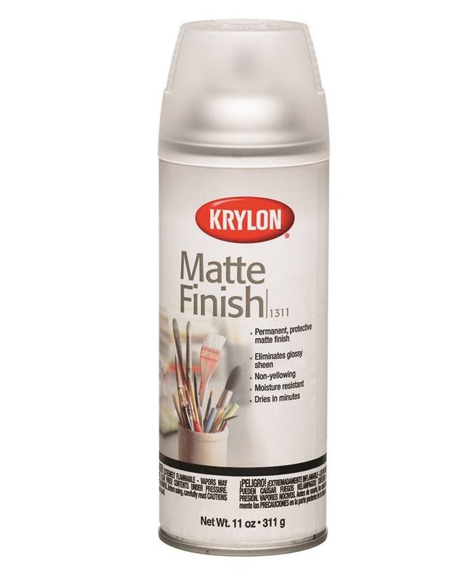 Krylon 1311 Matte Finish Spray Exterior, 11 Oz