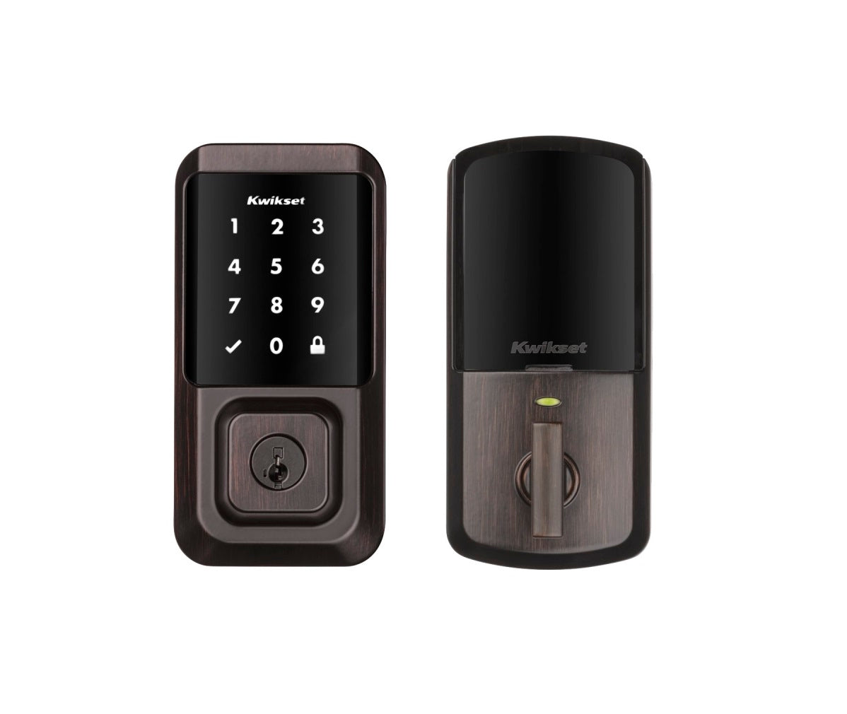Kwikset 939 WIFI TSCR 11P Halo Touchscreen Wi-Fi Enabled Smart Lock, Venetian Bronze