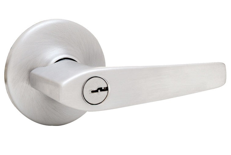 Kwikset 94050-546 Delta Entry Lever Lockset, Satin Chrome