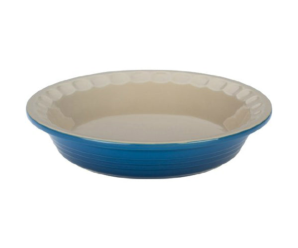 Le Creuset PG1855-2359 Stoneware Heritage Pie Dish, Marseille, 9"