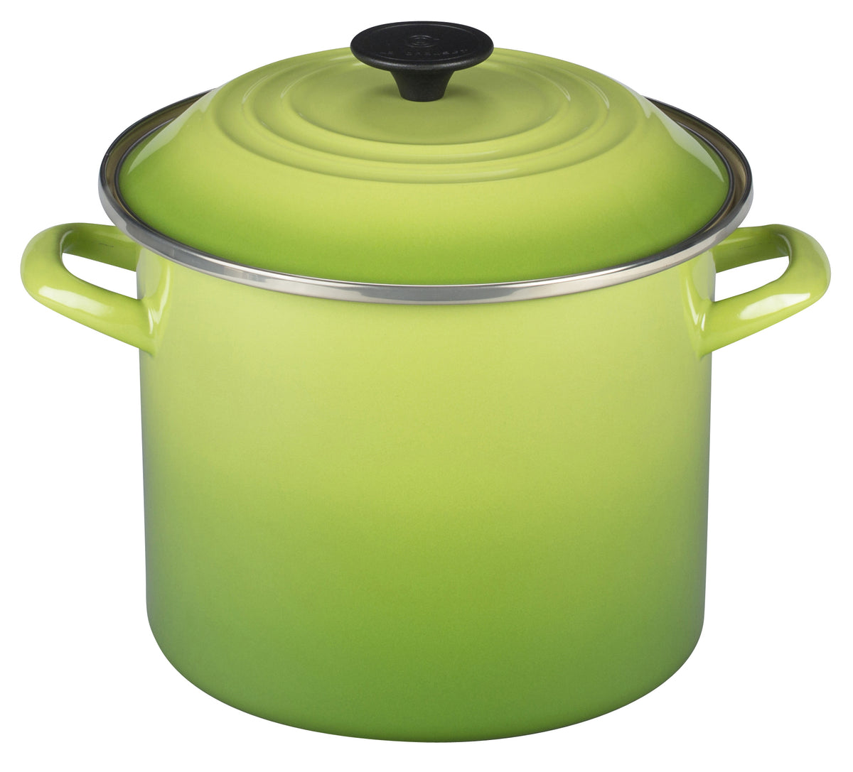 Le Creuset Enamel On Steel Stockpot, 8 Quart, Palm