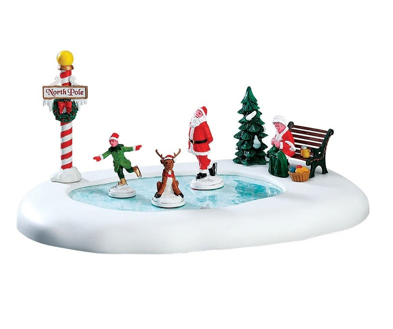 Lemax 64045 Christmas North Pole Ice Follies, Multicolored