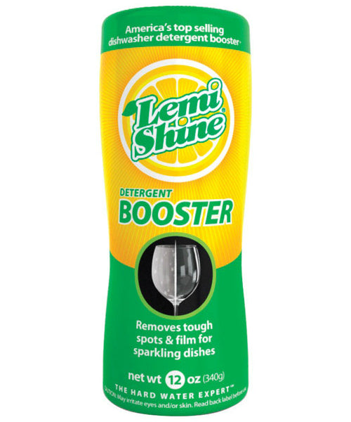Lemi Shine 703074228744 Lemon Scent Dishwasher Detergent Booster, 12 Oz
