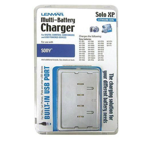 Lenmar SOLOXP-S Universal Travel Charger With USB Power Port, Sony Batteries