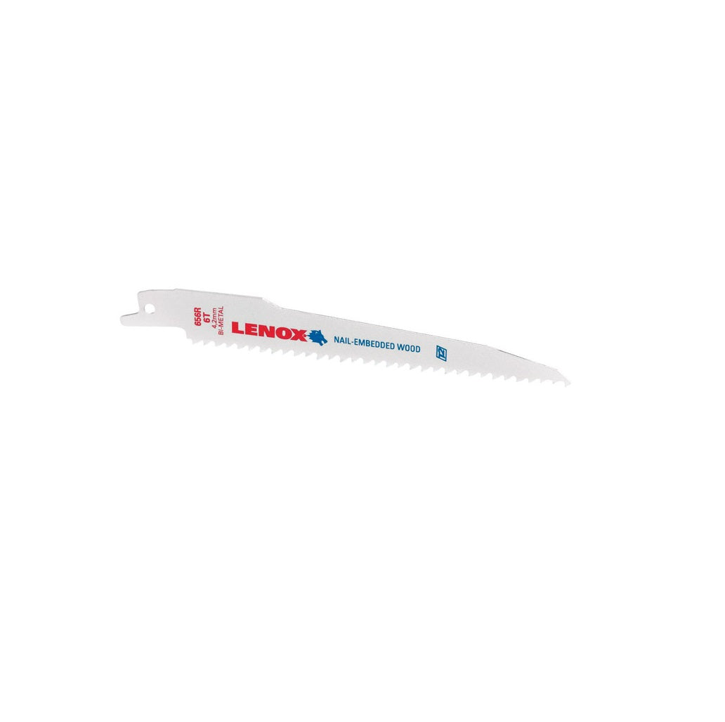 Lenox 20573S656R Bi-Metal Reciprocating Saw Blade, 6 TPI, 6 in