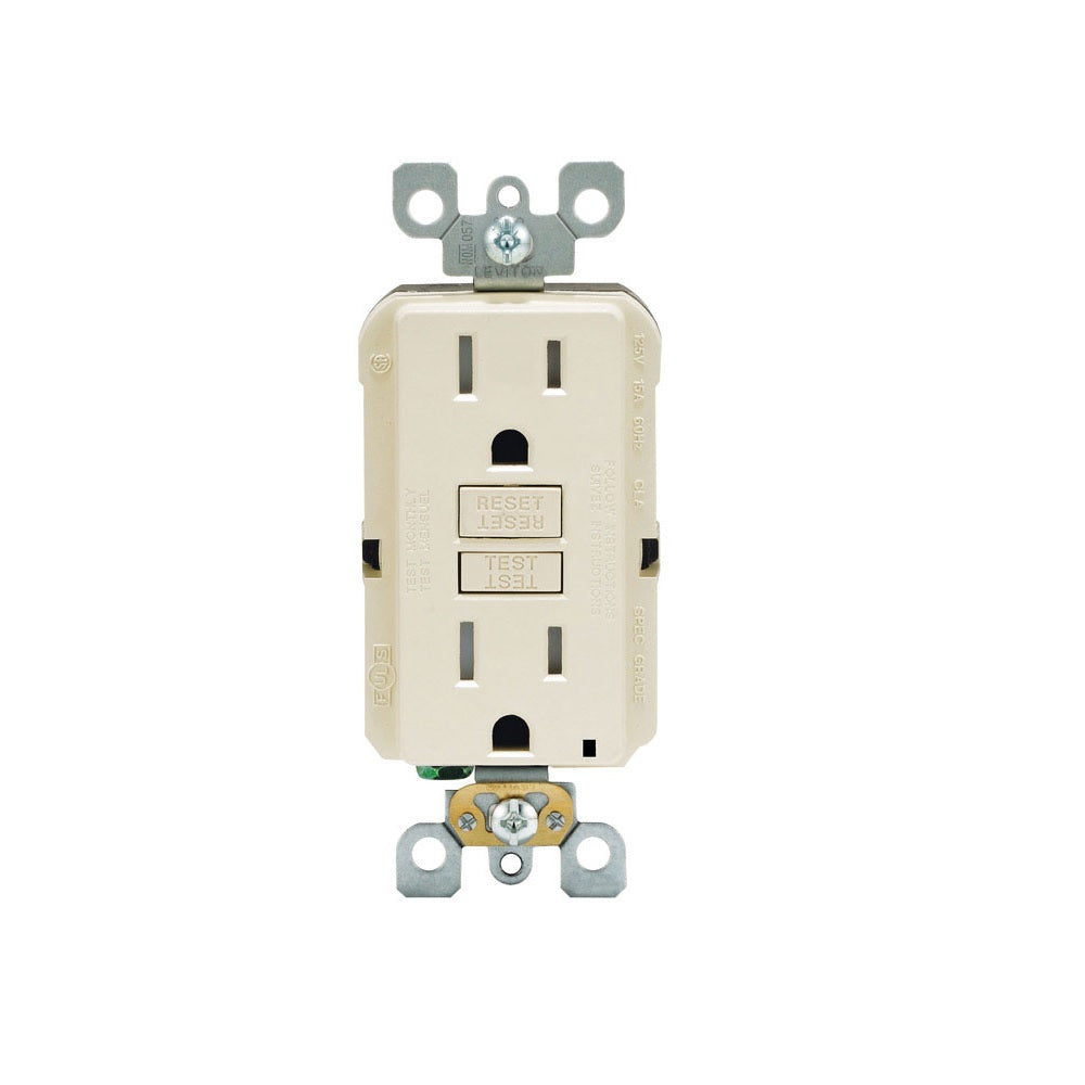 Leviton GFTR1-0KT SmartlockPro GFCI Outlet, 125 Volt