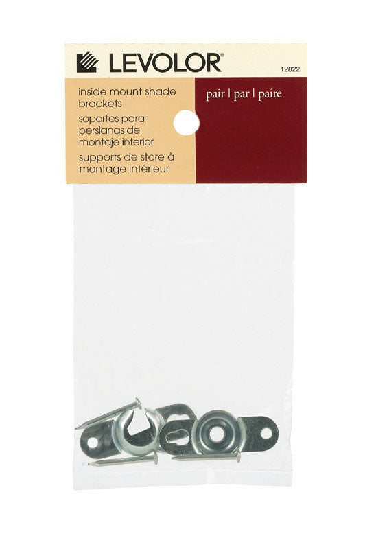 Levolor LRSINBRACKETD Inside Shade Brakets, Aluminum