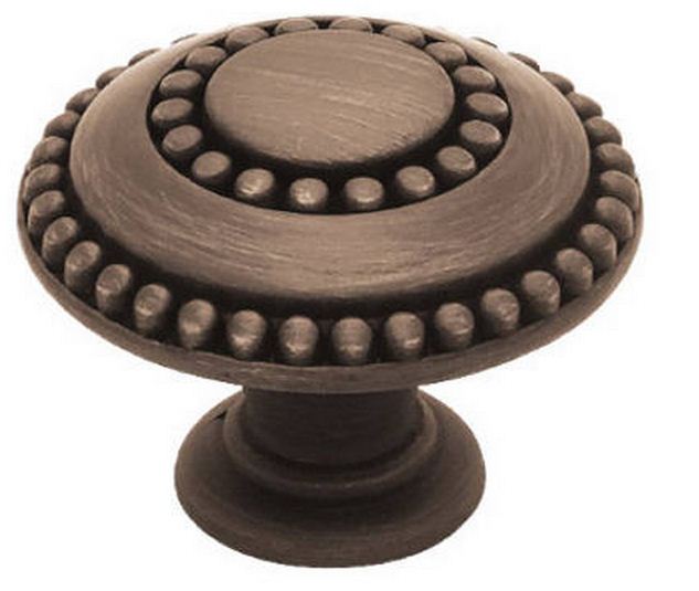 Liberty Hardware PBF808L-VBR-U Double Beaded Cabinet Knob 1-3/8", Venetian Bronze