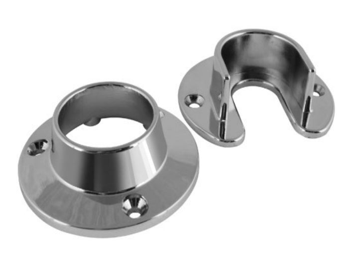 Lido Designs LB-10-505SET Closet Flange Set, Chrome