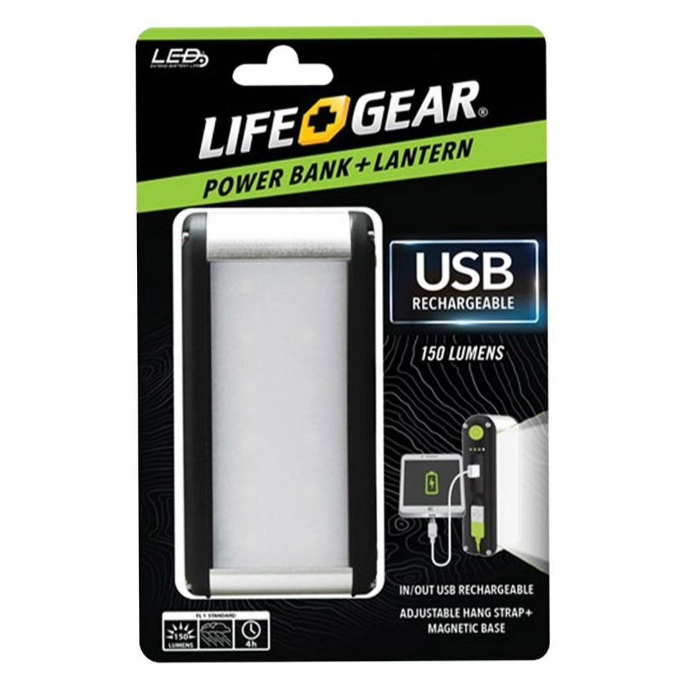 Life + Gear 41-3941 USB Rechargeable With Power Bank, 150 Lumen