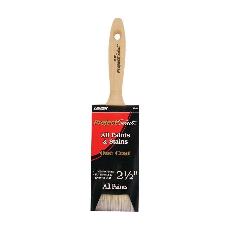 Linzer 1140-2.5 Project Select Paint Brush, 2-1/2 Inch x 3 Inch
