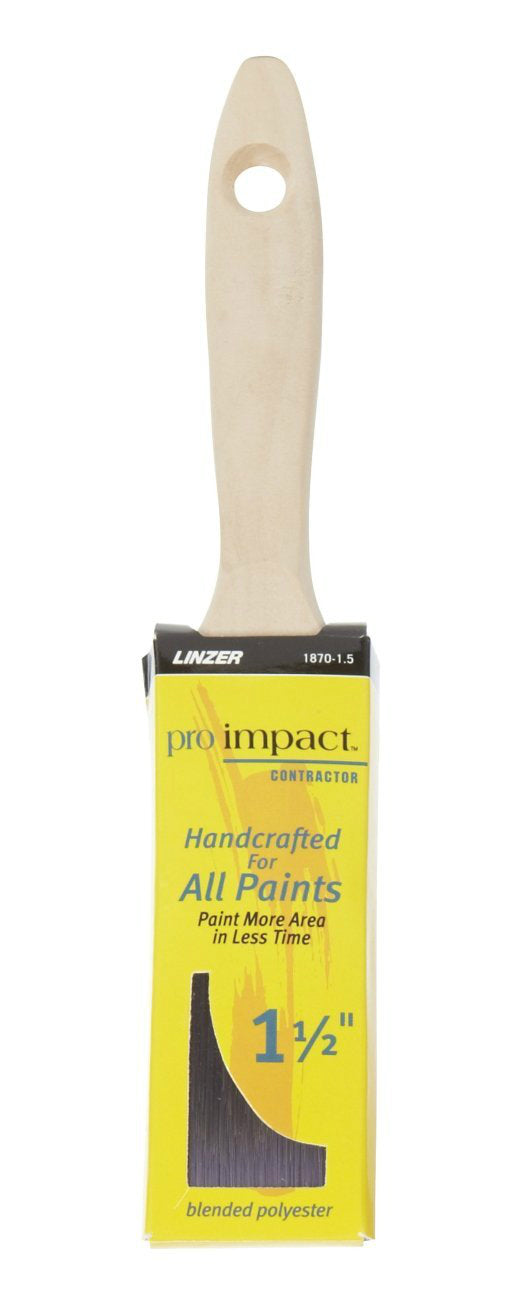 Linzer 1870 PIC 0150 Pro Impact Contractor Paint Brush, 1.5"