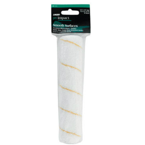 Linzer MR725-7 Pro Edge Jumbo White Woven Mini Roller, 7" x 1/4" Nap