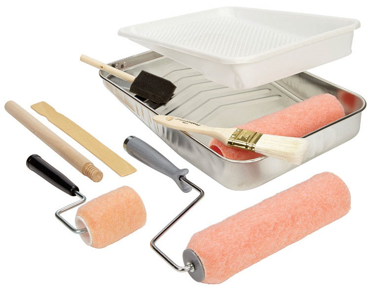 Linzer RS 411 0900 Threaded End Paint Roller Kit, 11 Piece